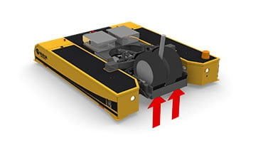 Engaging Procedure 5 - Platform lifts the Nose Gear